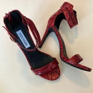 Steve Madden Faux Snakeskin Stiletto heels